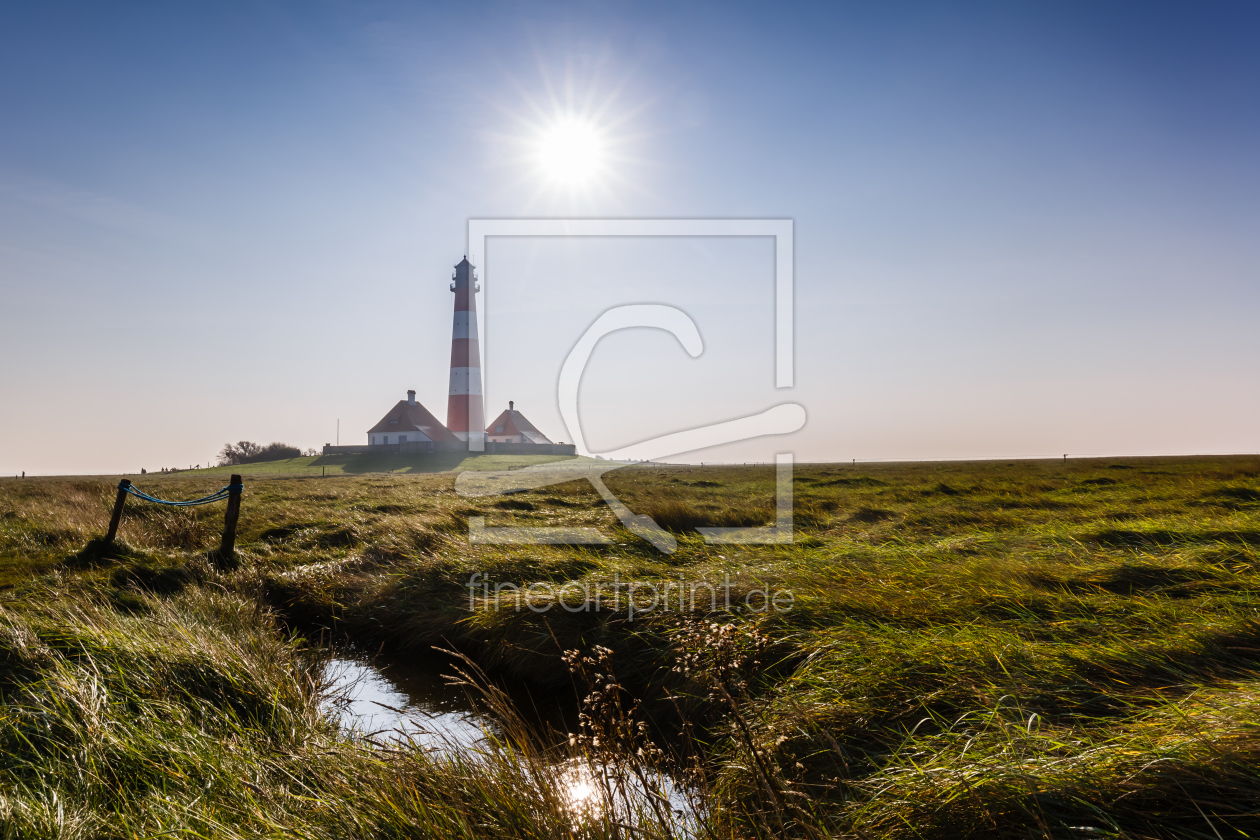 Bild-Nr.: 11944411 Sonne am Westerhever Leuchtturm erstellt von Ursula Reins