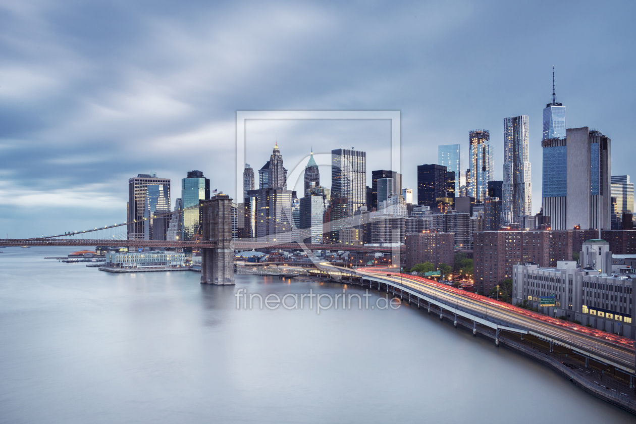 Bild-Nr.: 11944646 Manhattan Skyline zur blauen Stunde erstellt von phoelix