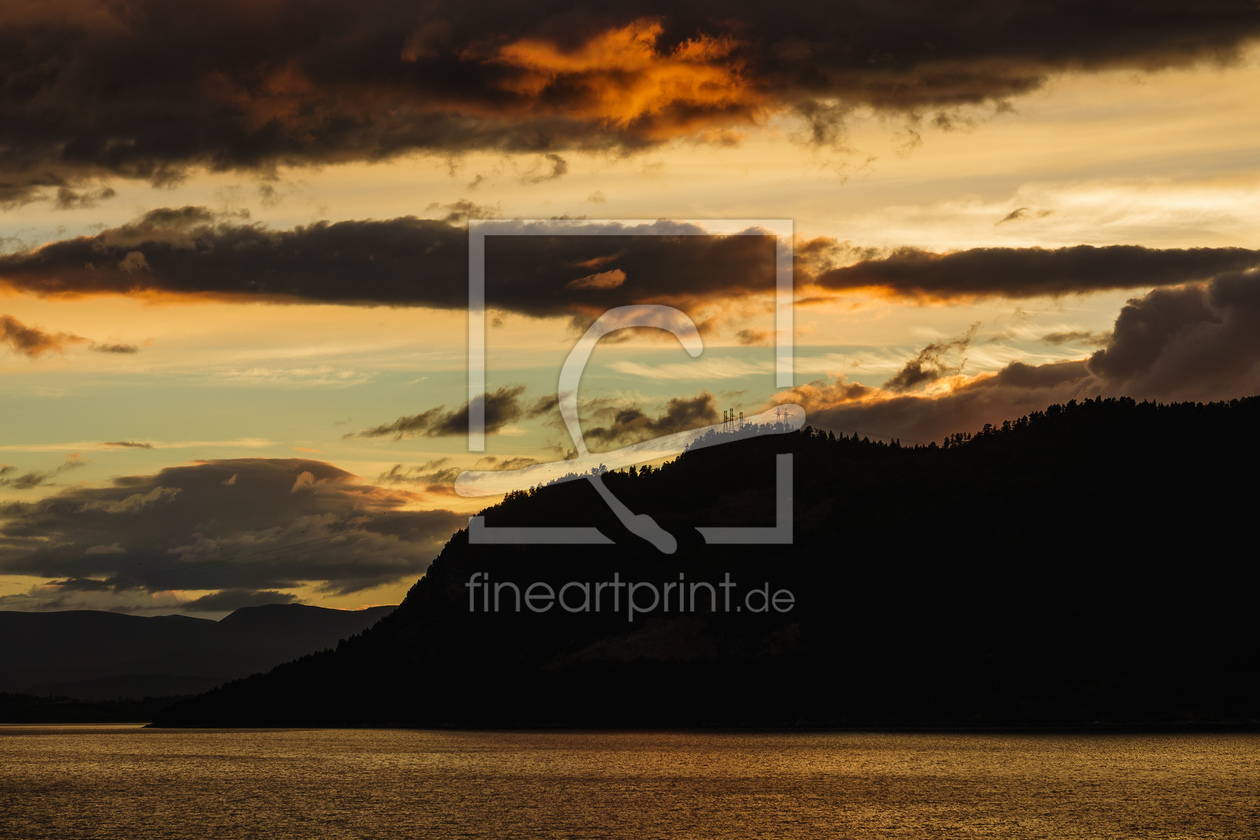 Bild-Nr.: 11947478 Sonnenuntergang am Storfjord erstellt von Rico Ködder