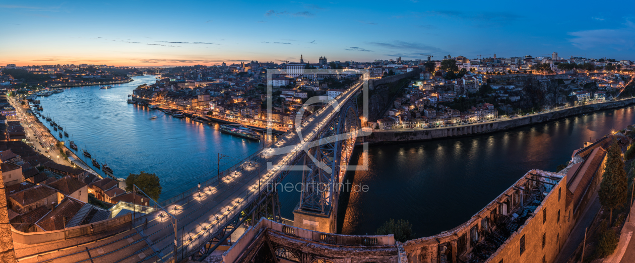 Bild-Nr.: 11947903 Portugal - Porto Panorama Sonnenuntergang erstellt von Jean Claude Castor
