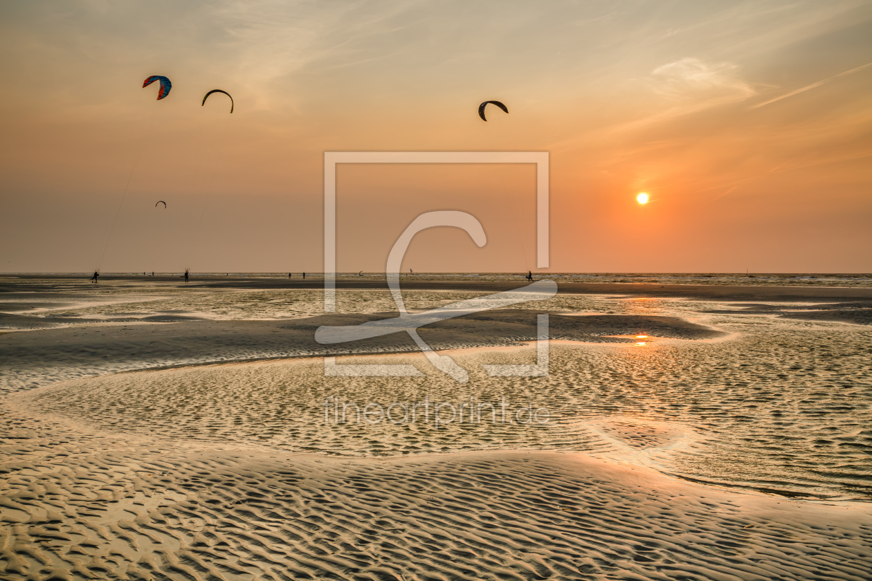 Bild-Nr.: 11949012 Kitesurfer in Sankt Peter-Ording    erstellt von Ursula Reins