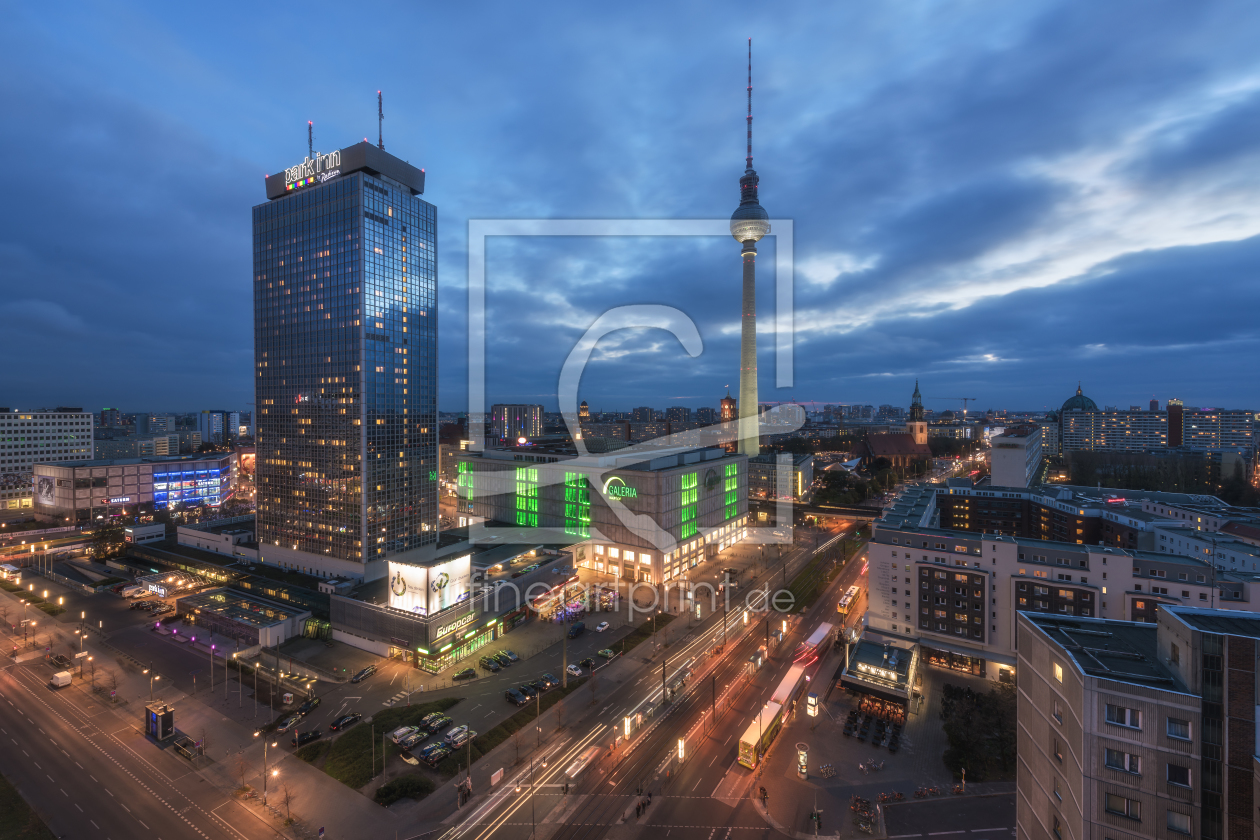 Bild-Nr.: 11949137 Berlin - Skyline am Alex zur blauen Stunde erstellt von Jean Claude Castor