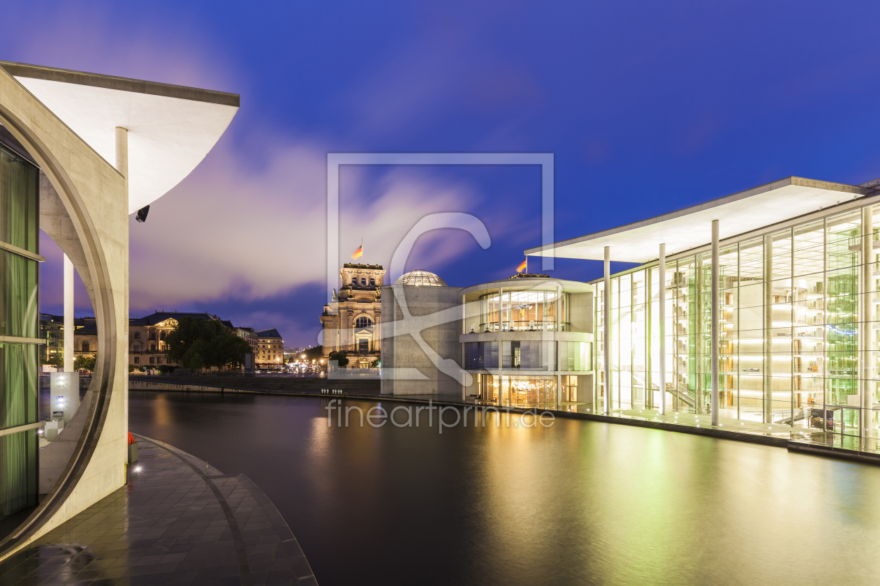 Bild-Nr.: 11949513 Regierungsviertel mit dem Reichstag in Berlin erstellt von dieterich