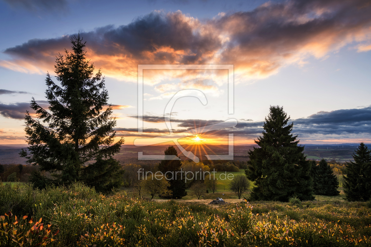 Bild-Nr.: 11949842 Meißnerblick Sonnenuntergang erstellt von artmobe