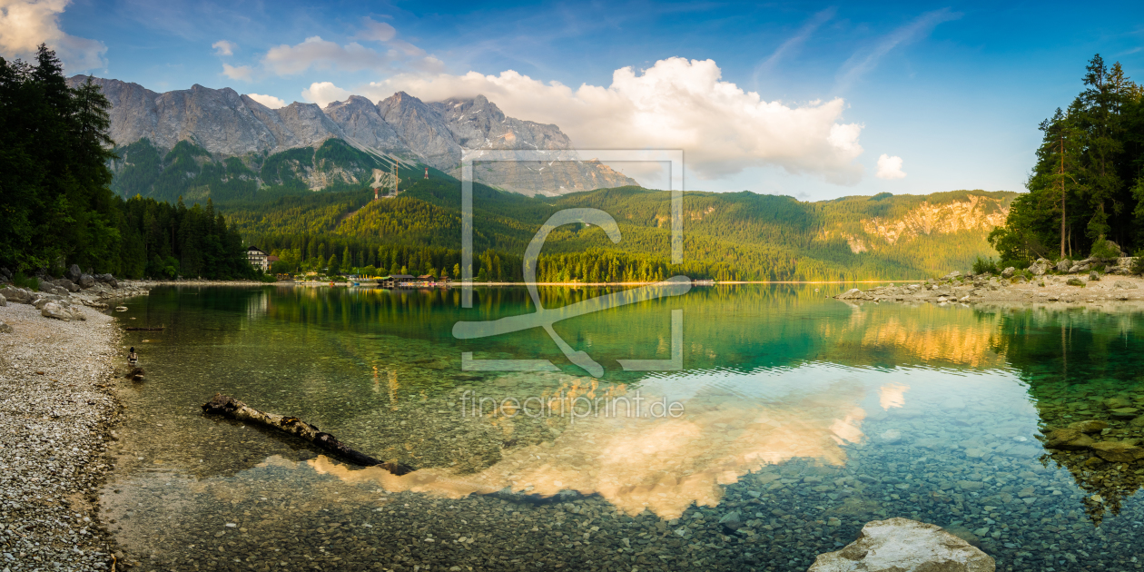 Bild-Nr.: 11949986 Zugspitze und Eibsee Panorama erstellt von Martin Wasilewski