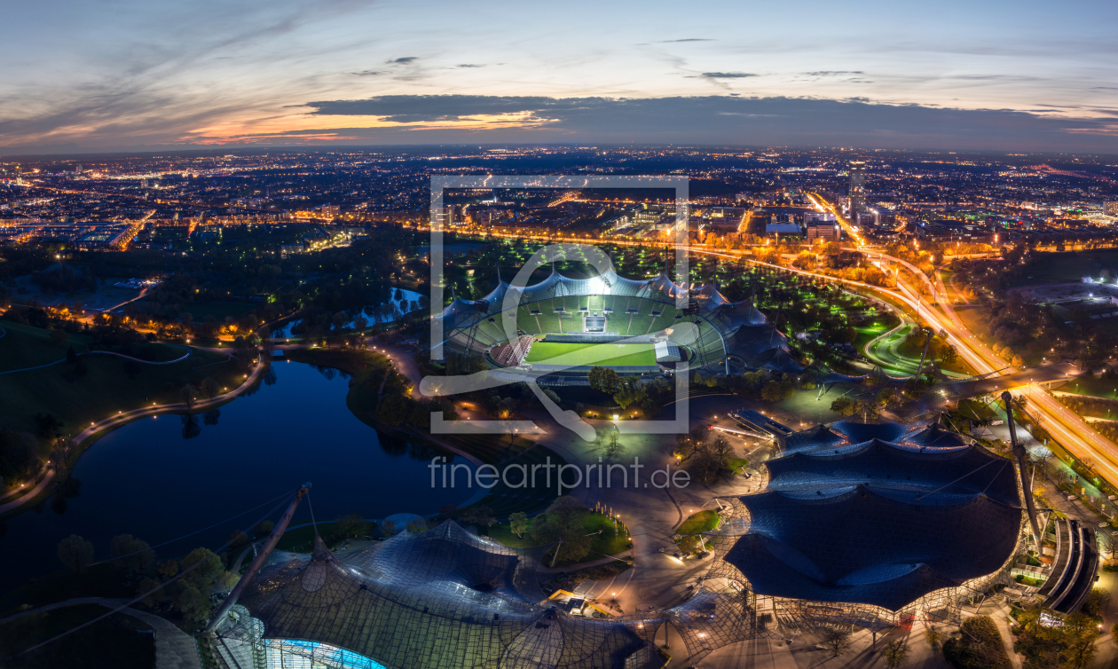 Bild-Nr.: 11950153 Panorama vom Olympiapark in München von oben erstellt von Asvolas