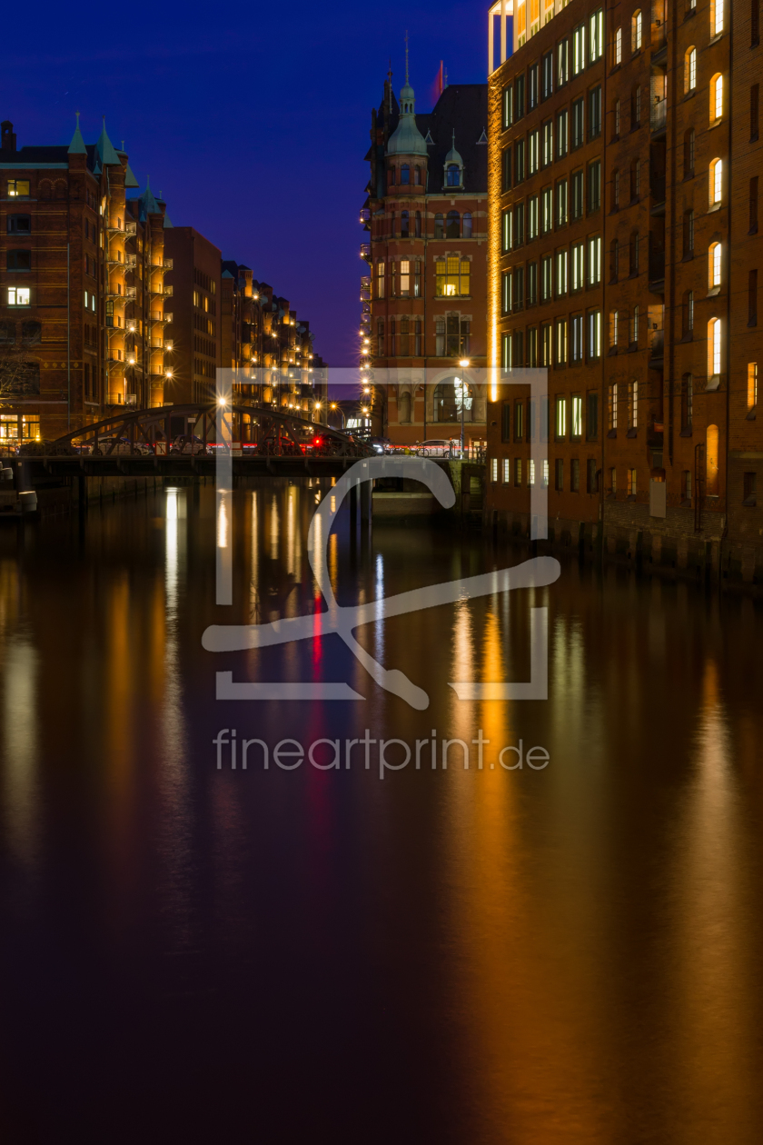Bild-Nr.: 11952424 Lichter der Speicherstadt erstellt von Leif Benjamin Gutmann