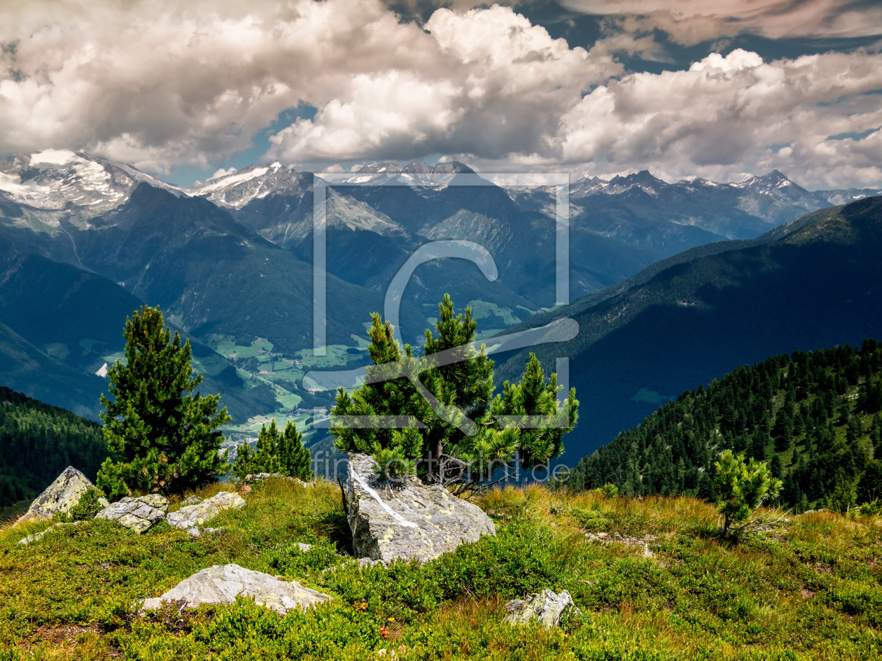 Bild-Nr.: 11954828 Tauferer Ahrntal mit Zillertaler Alpenhauptkamm erstellt von Reiner Würz