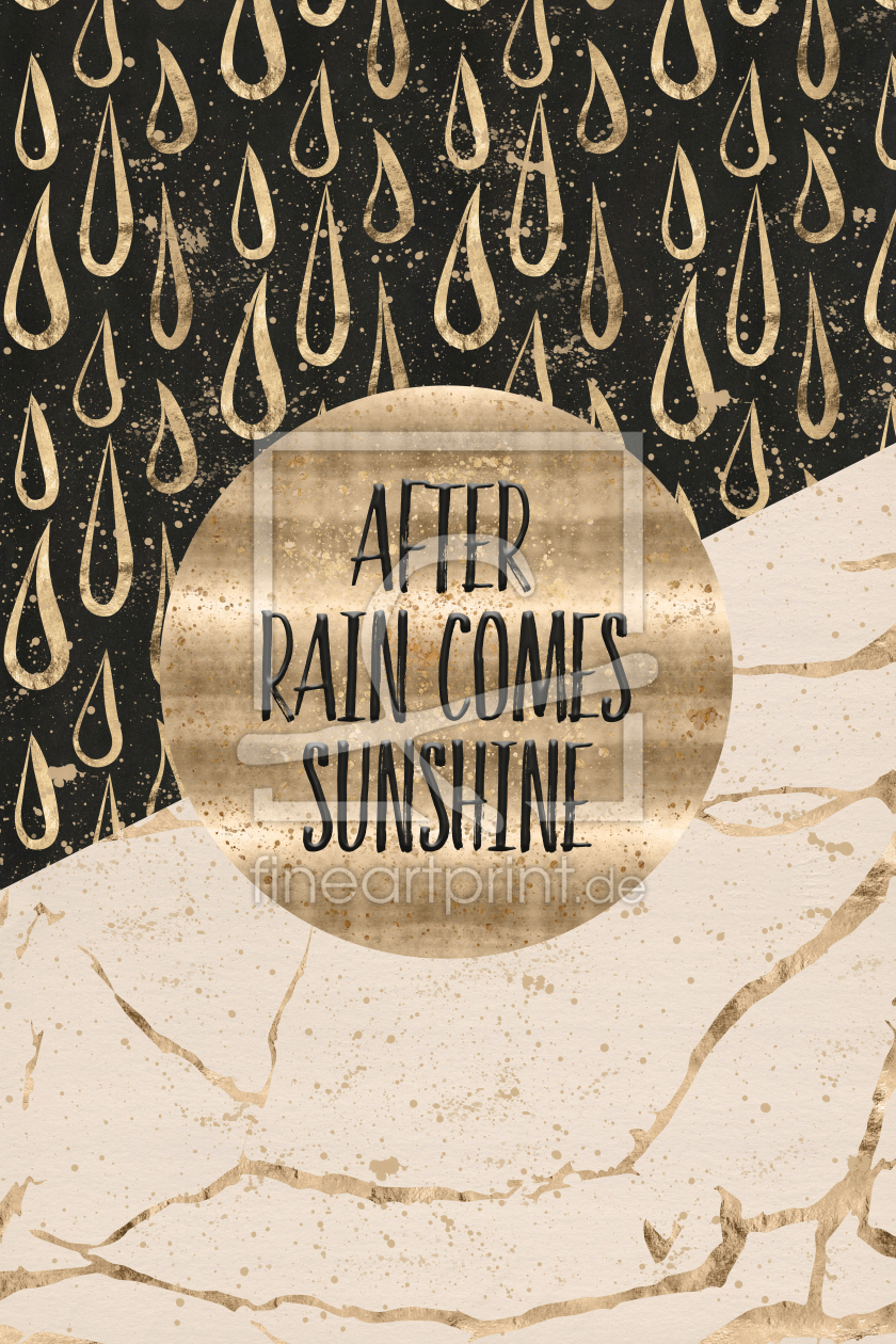 Bild-Nr.: 11955441 GRAPHIC ART After rain comes sunshine erstellt von Melanie Viola