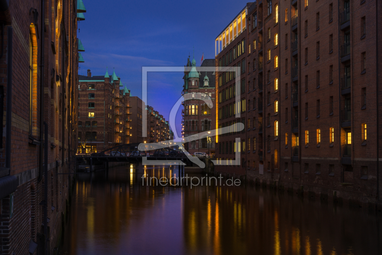 Bild-Nr.: 11957277 Abend in der Speicherstadt erstellt von Leif Benjamin Gutmann