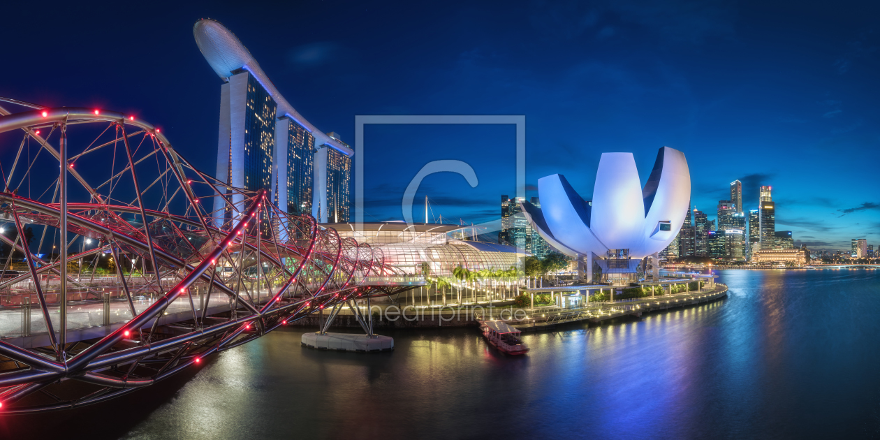 Bild-Nr.: 11958558 Singapur - Marina Bay Panorama erstellt von Jean Claude Castor