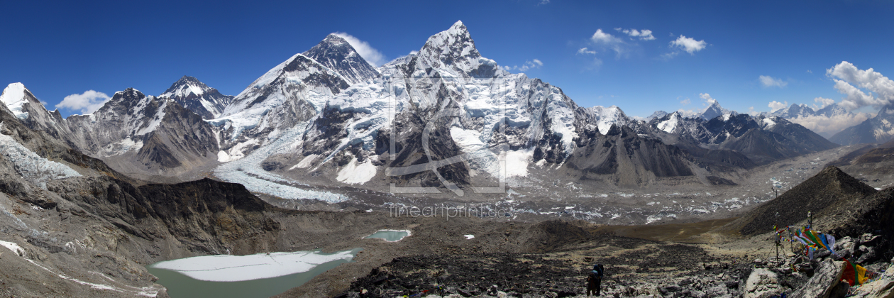 Bild-Nr.: 11960429 Blick vom Kala Pattar 5700 m  erstellt von Gerhard Albicker