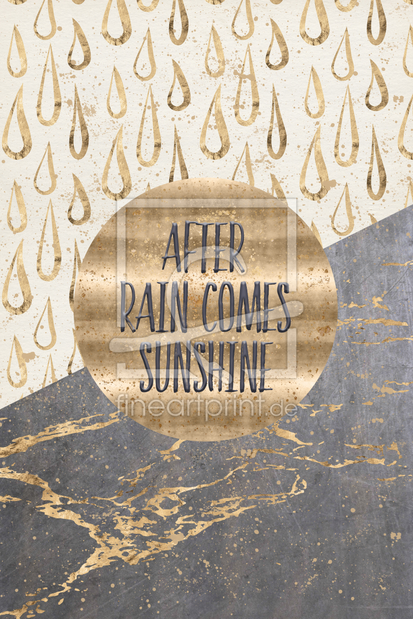 Bild-Nr.: 11962072 GRAPHIC ART After rain comes sunshine erstellt von Melanie Viola