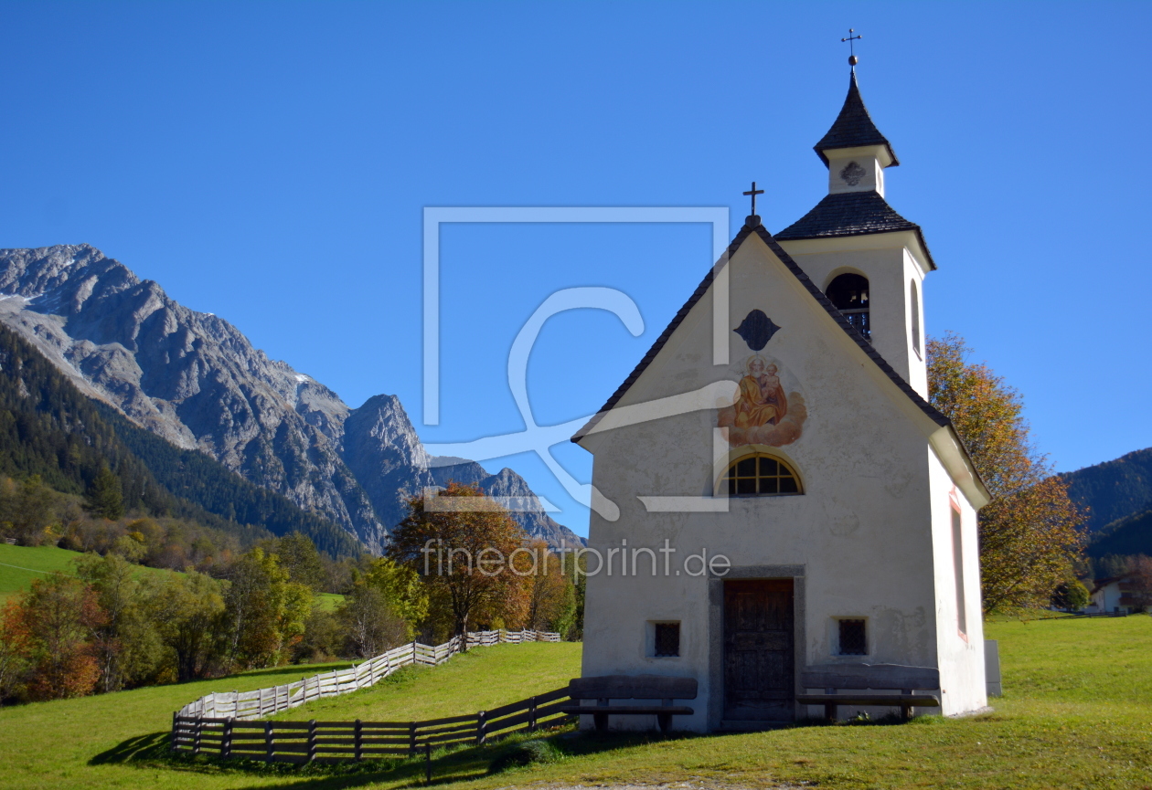 Bild-Nr.: 11962313 Kapelle im Antholzer Tal erstellt von GUGIGEI