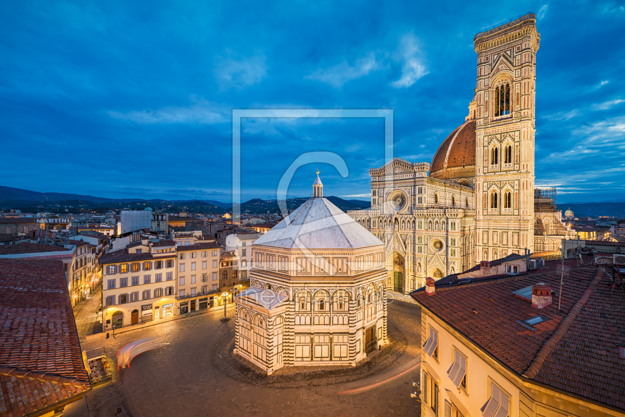 Bild-Nr.: 11962382 Piazza del Doumo in Florenz erstellt von Mapics