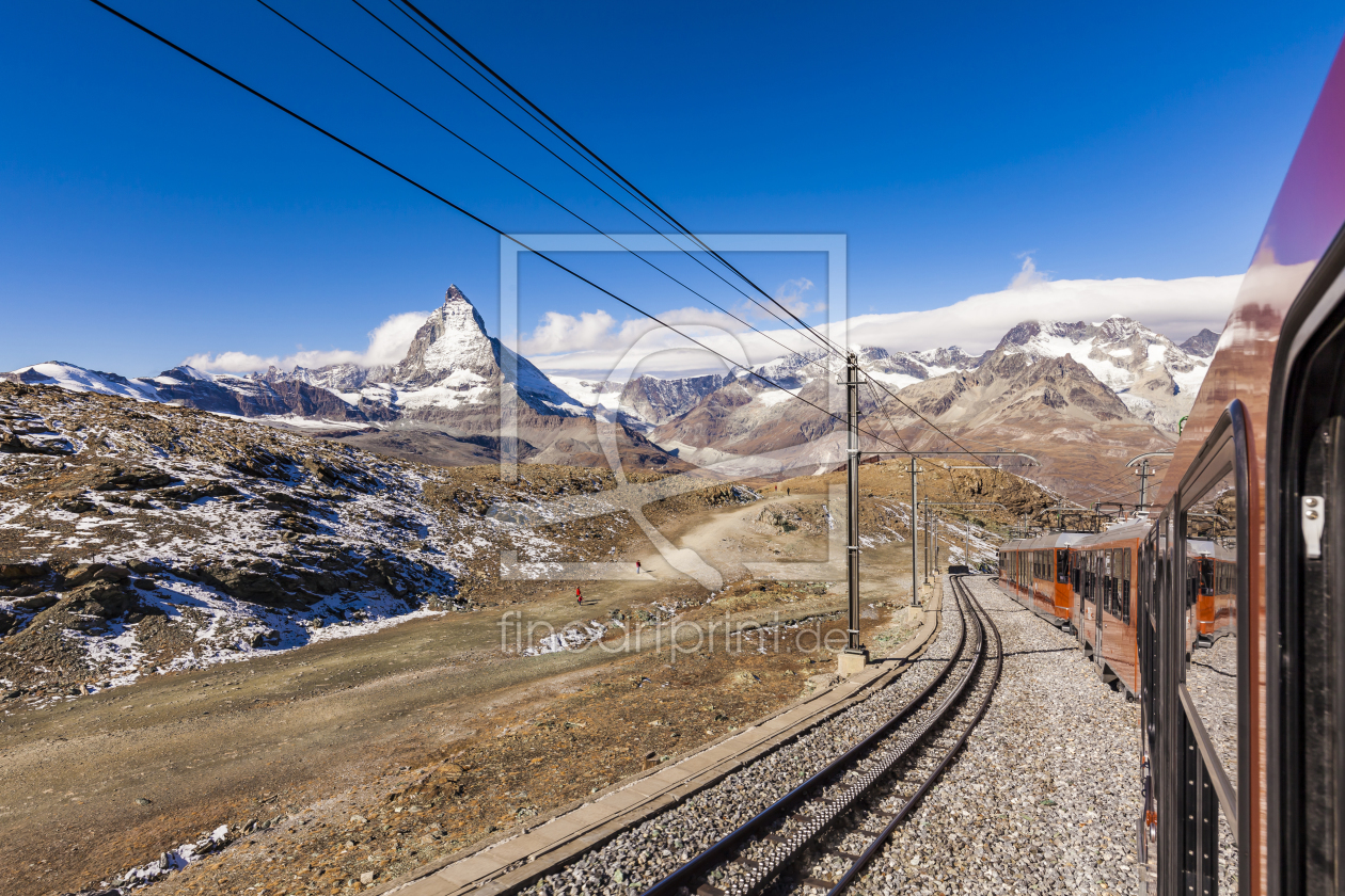 Bild-Nr.: 11964787 Gornergratbahn und das Matterhorn erstellt von dieterich