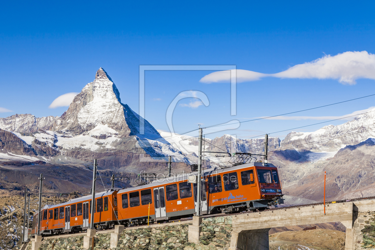 Bild-Nr.: 11964868 Gornergratbahn und das Matterhorn erstellt von dieterich