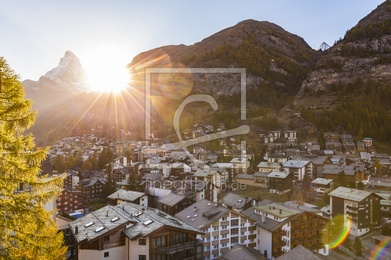 Bild-Nr.: 11964869 Sonnenuntergang in Zermatt erstellt von dieterich