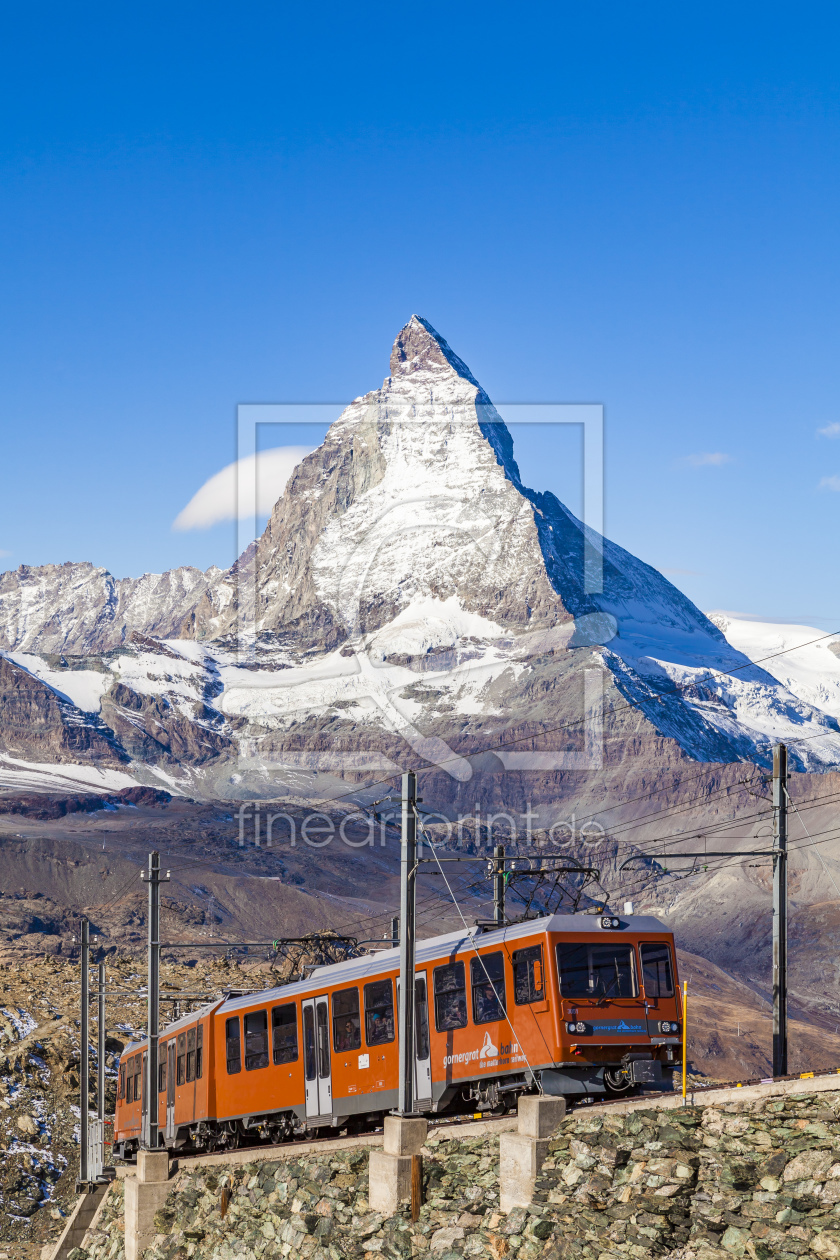 Bild-Nr.: 11965750 Matterhorn und die Gornergratbahn erstellt von dieterich