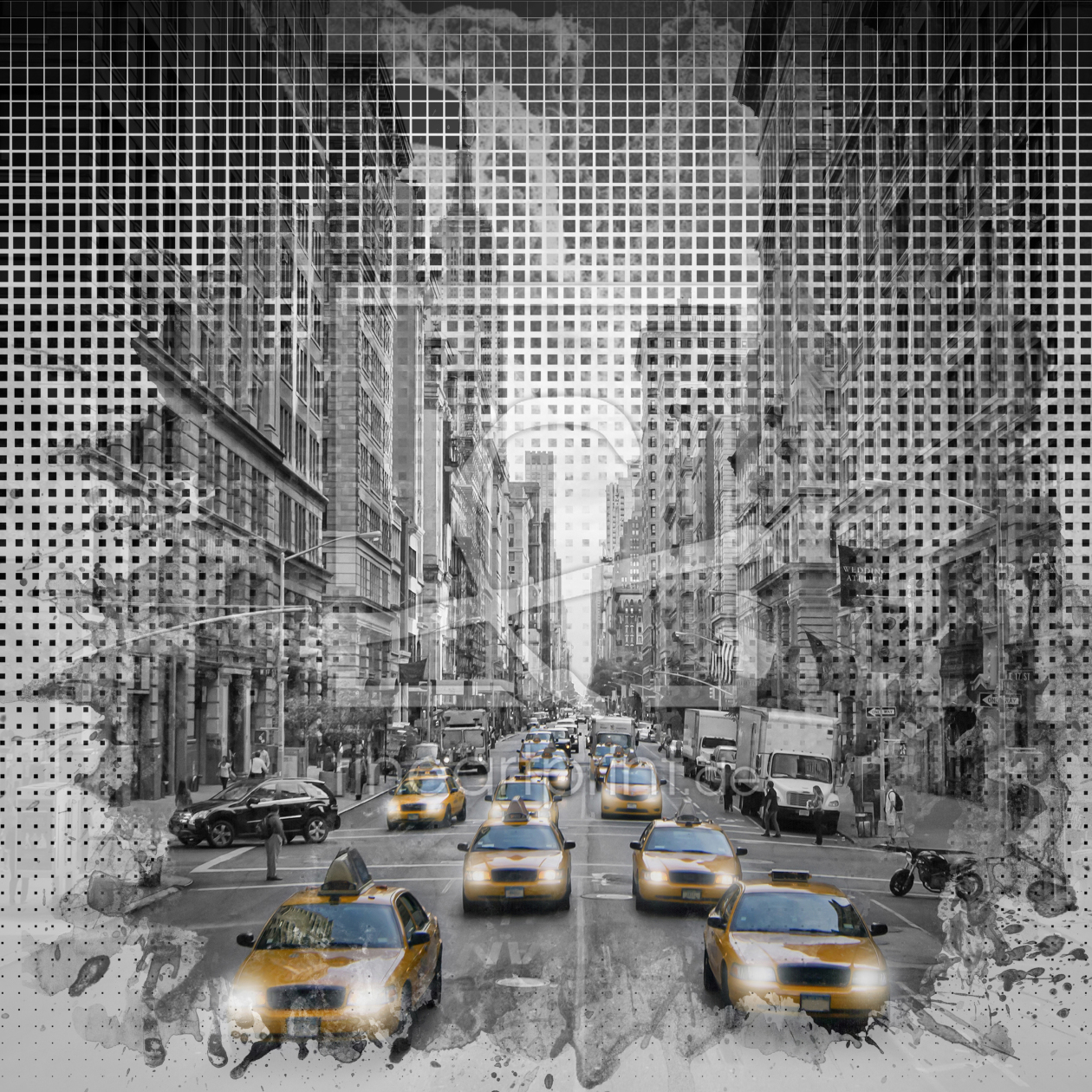 Bild-Nr.: 11966017 Graphic Art NEW YORK CITY 5th Avenue Verkehr erstellt von Melanie Viola