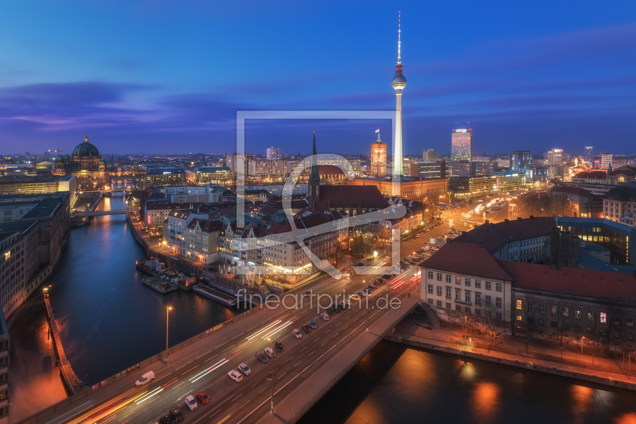 Bild-Nr.: 11967040 Berlin Skyline zur blauen Stunde erstellt von Jean Claude Castor