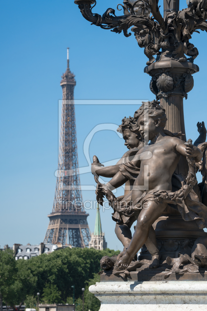 Bild-Nr.: 11967200 Eiffelturm und Pont Alexandre III in Paris erstellt von eyetronic