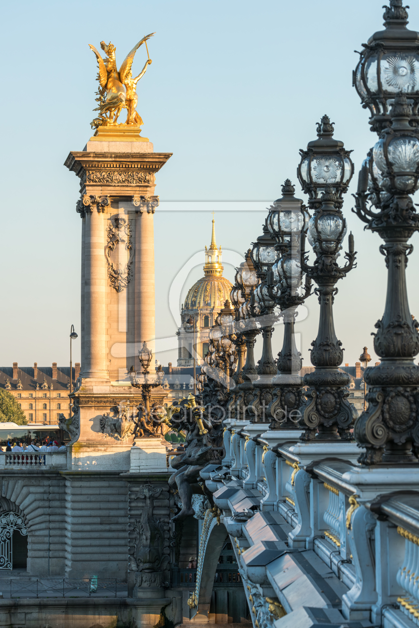 Bild-Nr.: 11969660 Pont Alexandre III und Invalidendom in Paris erstellt von eyetronic