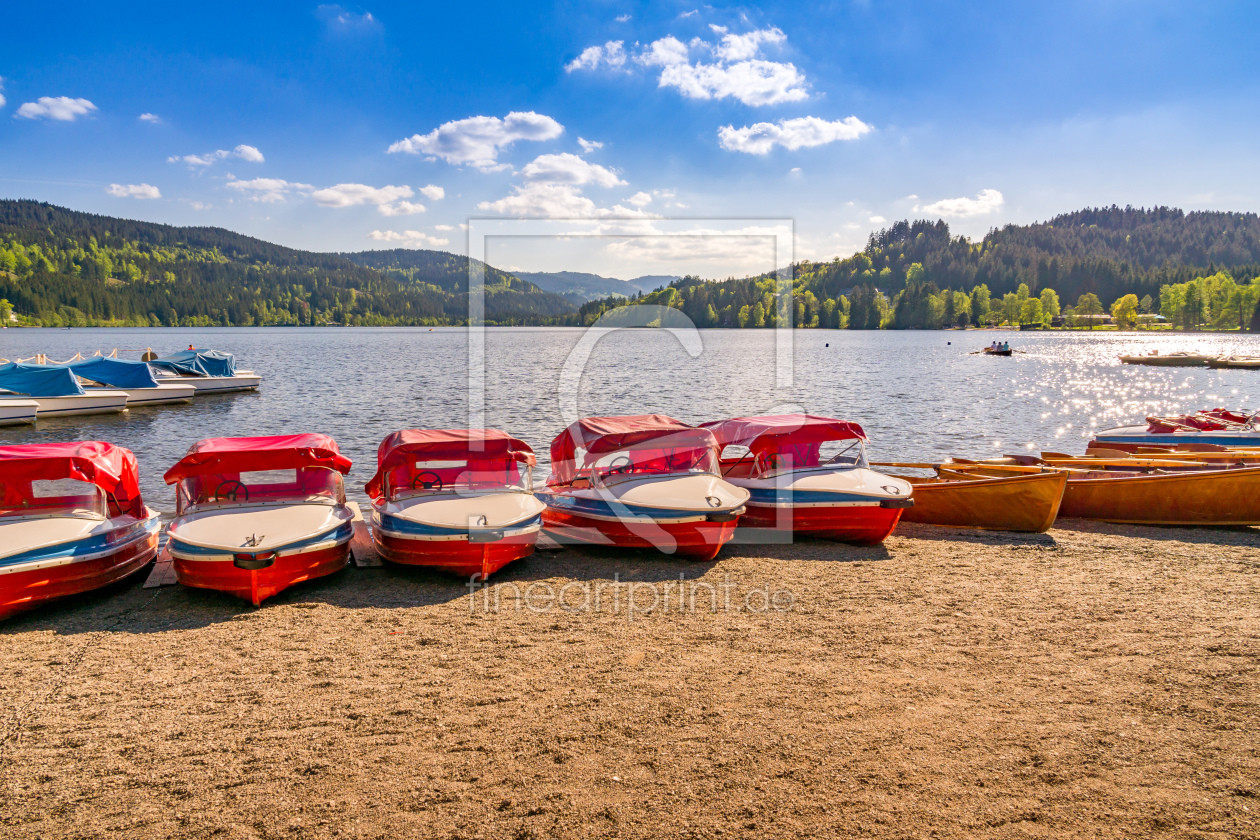 Bild-Nr.: 11970114 Boote am Titisee erstellt von peter-baum