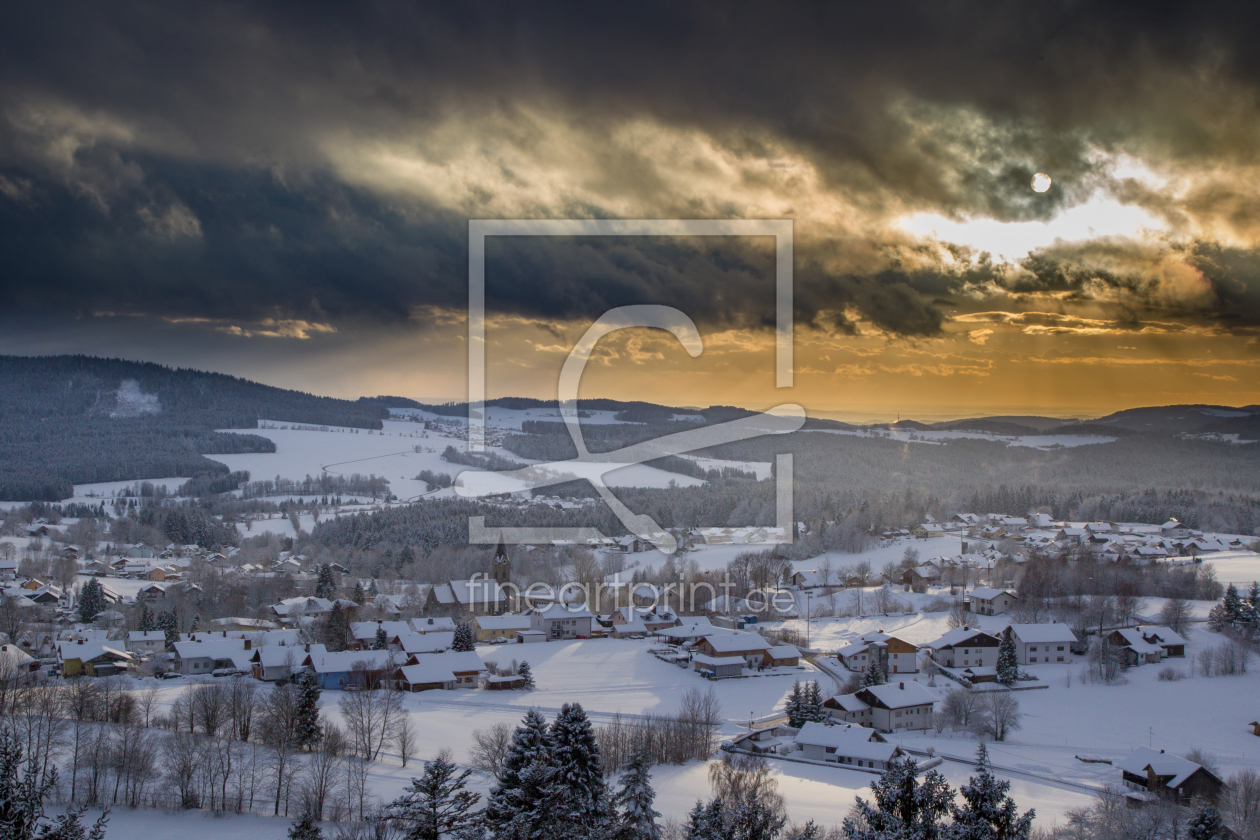 Bild-Nr.: 11970526 Sonnenuntergang über Neuschönau erstellt von DirkR