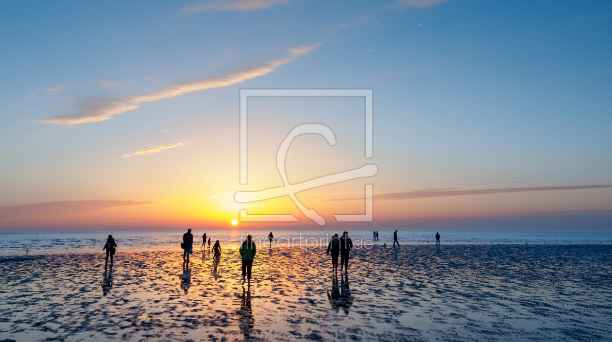Bild-Nr.: 11972184 Abendstimmung im Wattenmeer erstellt von Michael Rechter