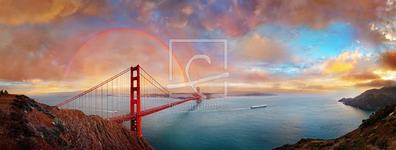 Bild-Nr.: 11973424 San Franciso Golden Gate Rainbow erstellt von Rucker