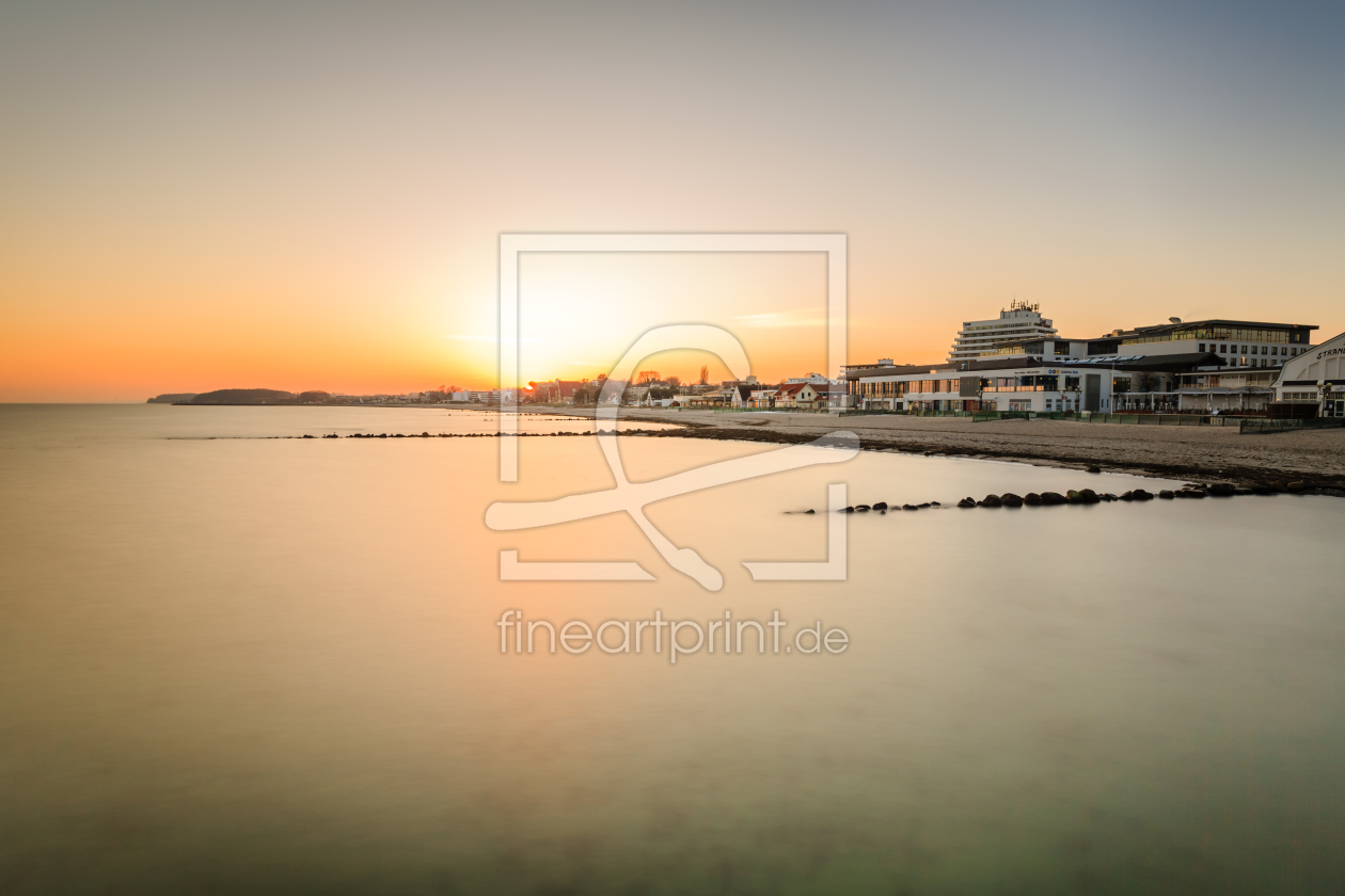 Bild-Nr.: 11973900 Ostseebad im goldenen Abendlicht   erstellt von Ursula Reins
