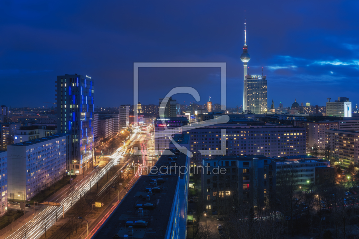 Bild-Nr.: 11974590 Berlin Skyline zur blauen Stunde II  erstellt von Jean Claude Castor