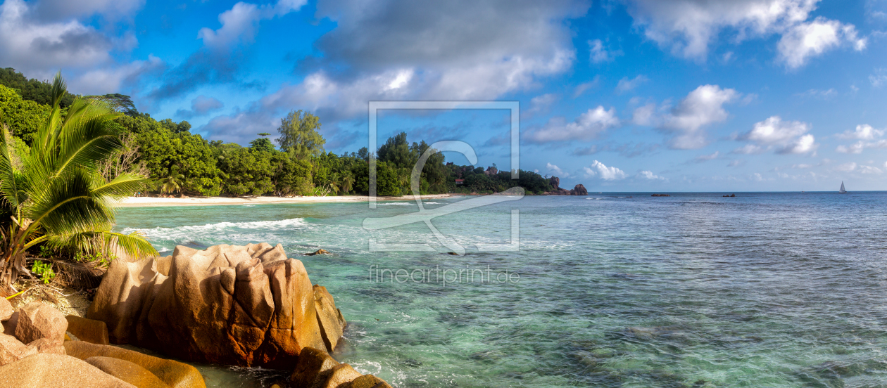 Bild-Nr.: 11975347 Bucht auf La Digue erstellt von DirkR