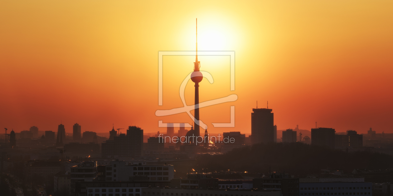 Bild-Nr.: 11975668 Berlin Skyline Winter Sonnenuntergang erstellt von Jean Claude Castor