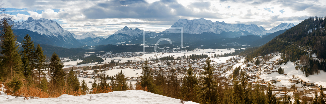 Bild-Nr.: 11975700 Blick auf Wallgau und Berge Oberbayern erstellt von SusaZoom