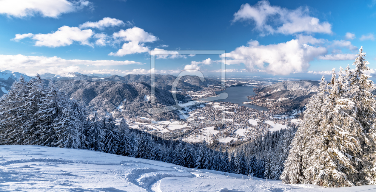 Bild-Nr.: 11978233 Winterpanorama Tegernsee erstellt von Achim Thomae