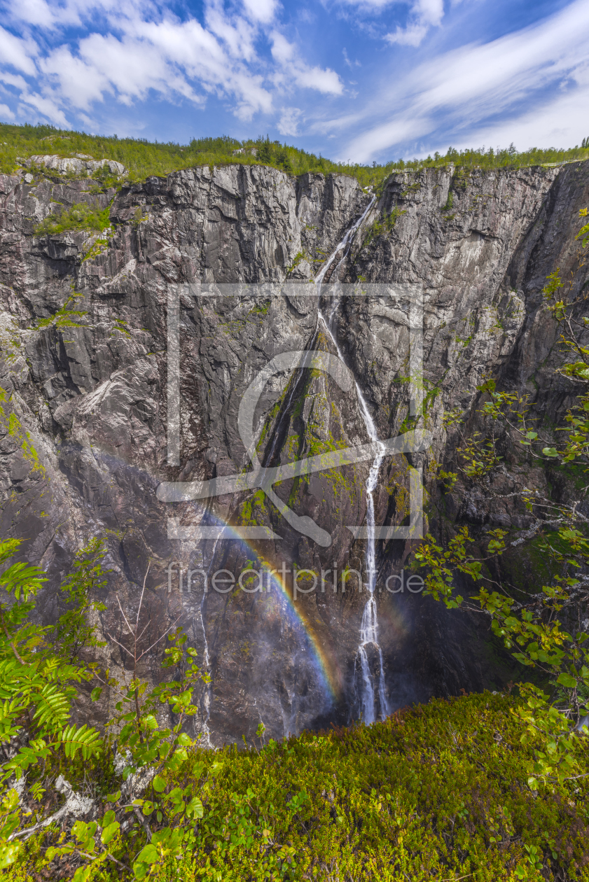 Bild-Nr.: 11978500 Wasserfall mit Regenbogen erstellt von KundenNr-160338