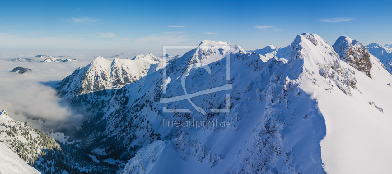 Bild-Nr.: 11978528 Panorama vom Nebelhorn erstellt von Walter G. Allgöwer