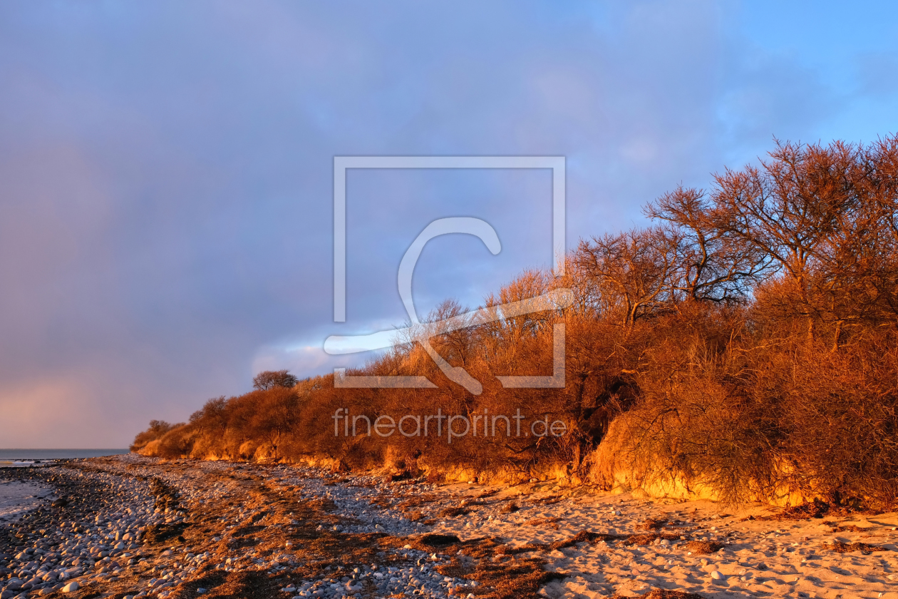 Bild-Nr.: 11978790 Winterabendsonne an der Steilküste erstellt von Ostseestrand