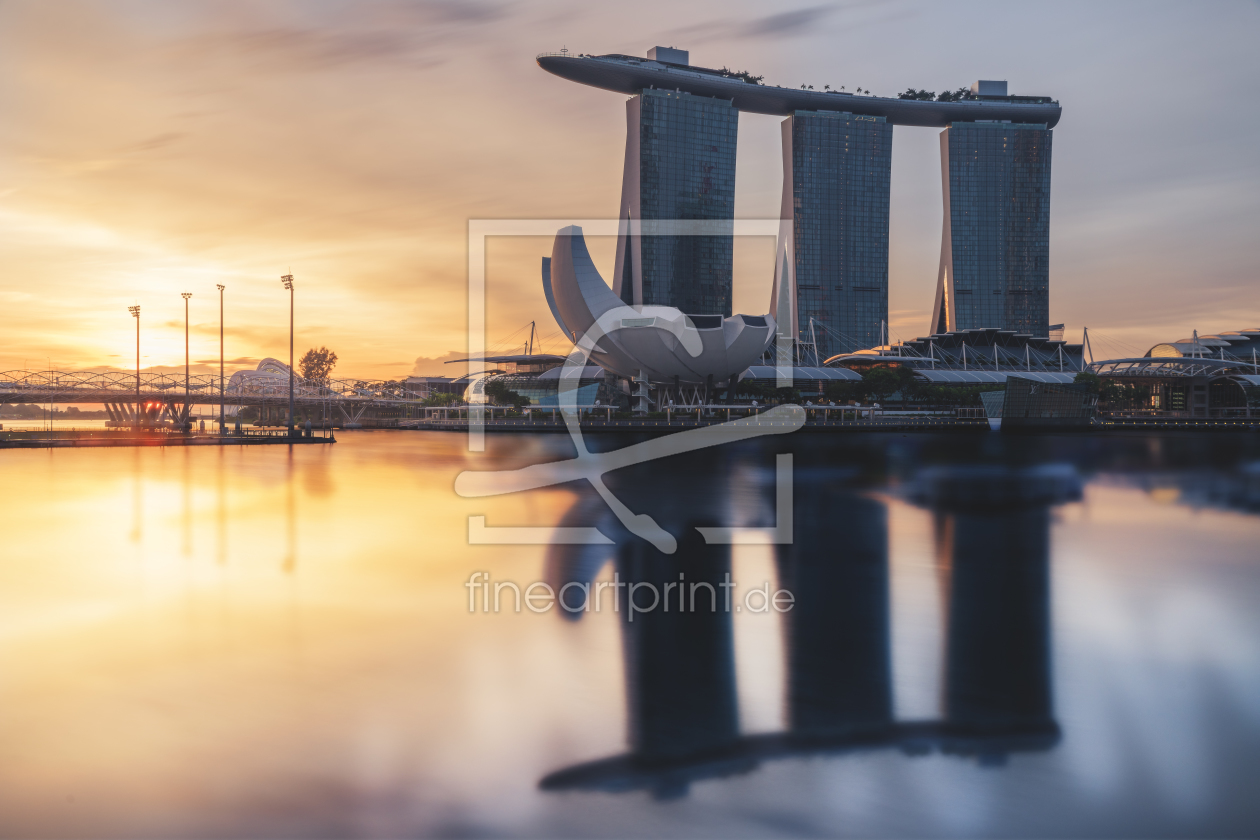 Bild-Nr.: 11980946 Singapur Marina Bay Sonnenaufgang erstellt von Jean Claude Castor