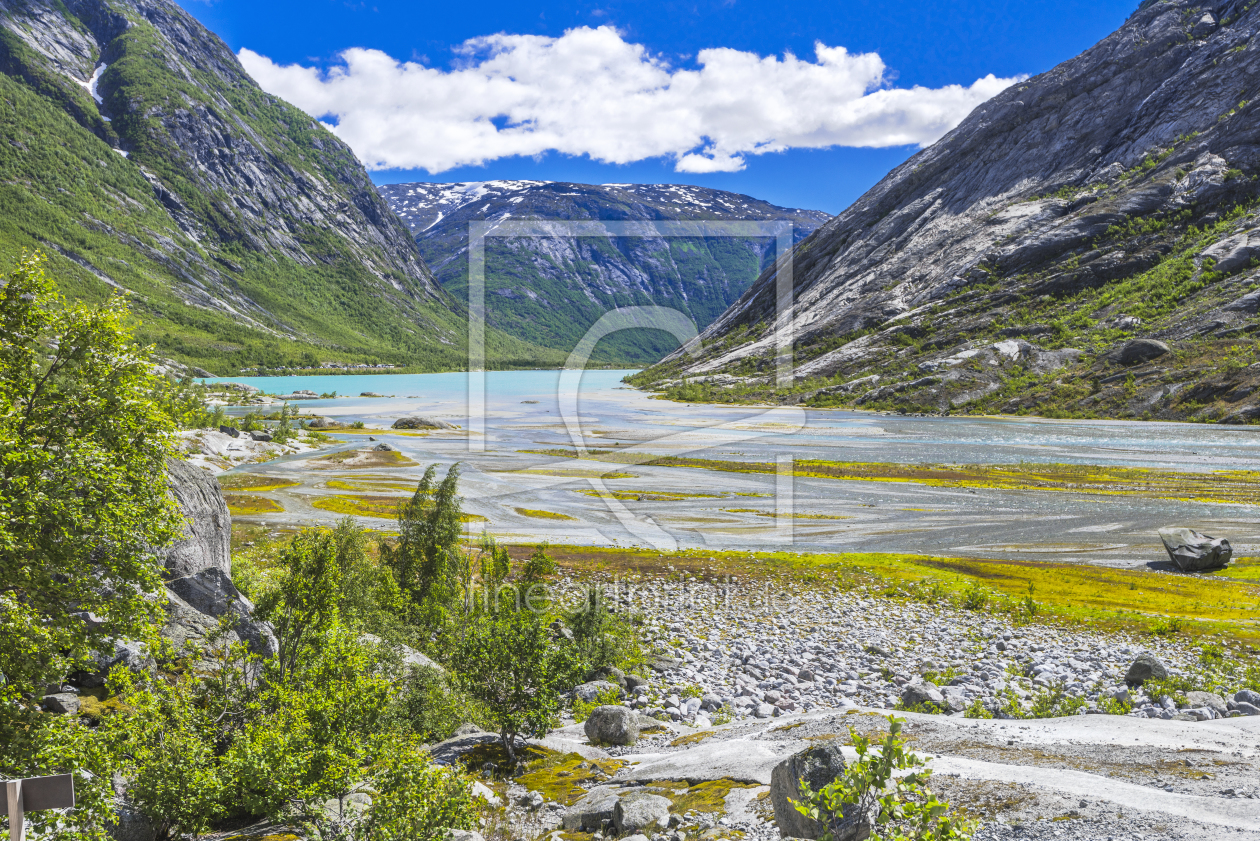 Bild-Nr.: 11981346 Panorama am Gletschersee - Norwegen erstellt von KundenNr-160338