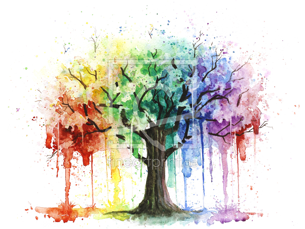 Bild-Nr.: 11984112 Regenbogenbaum erstellt von nadine conrad