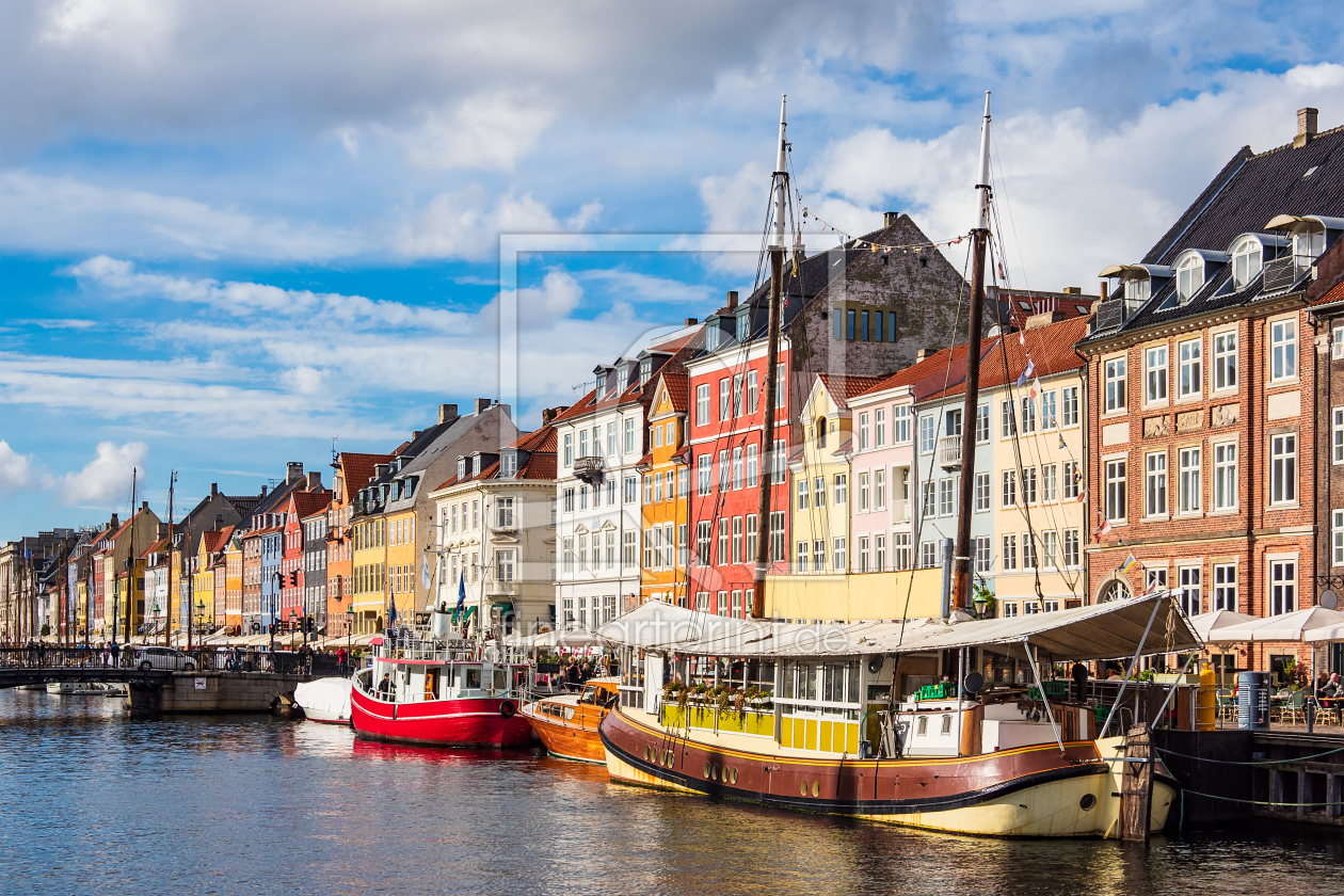 Bild-Nr.: 11985224 Nyhavn in der Stadt Kopenhagen in Dänemark erstellt von Rico Ködder