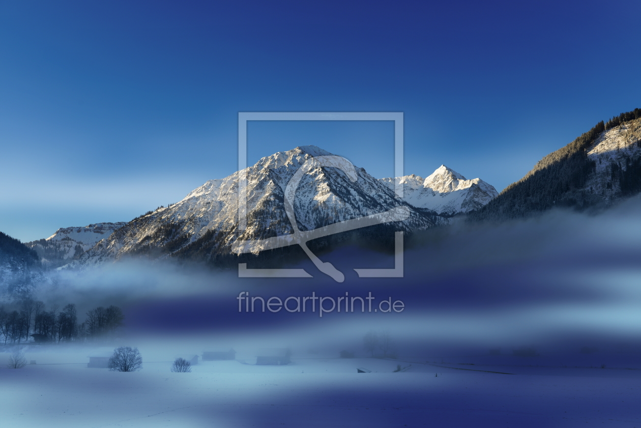 Bild-Nr.: 11985487 Allgäuer Alpen im Nebel bei Sonnenaufgang erstellt von Tristans-Photos