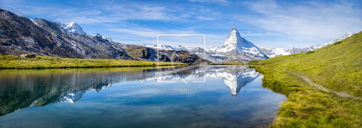 Bild-Nr.: 11985697 Stellisee und Matterhorn - Schweizer Alpen erstellt von eyetronic