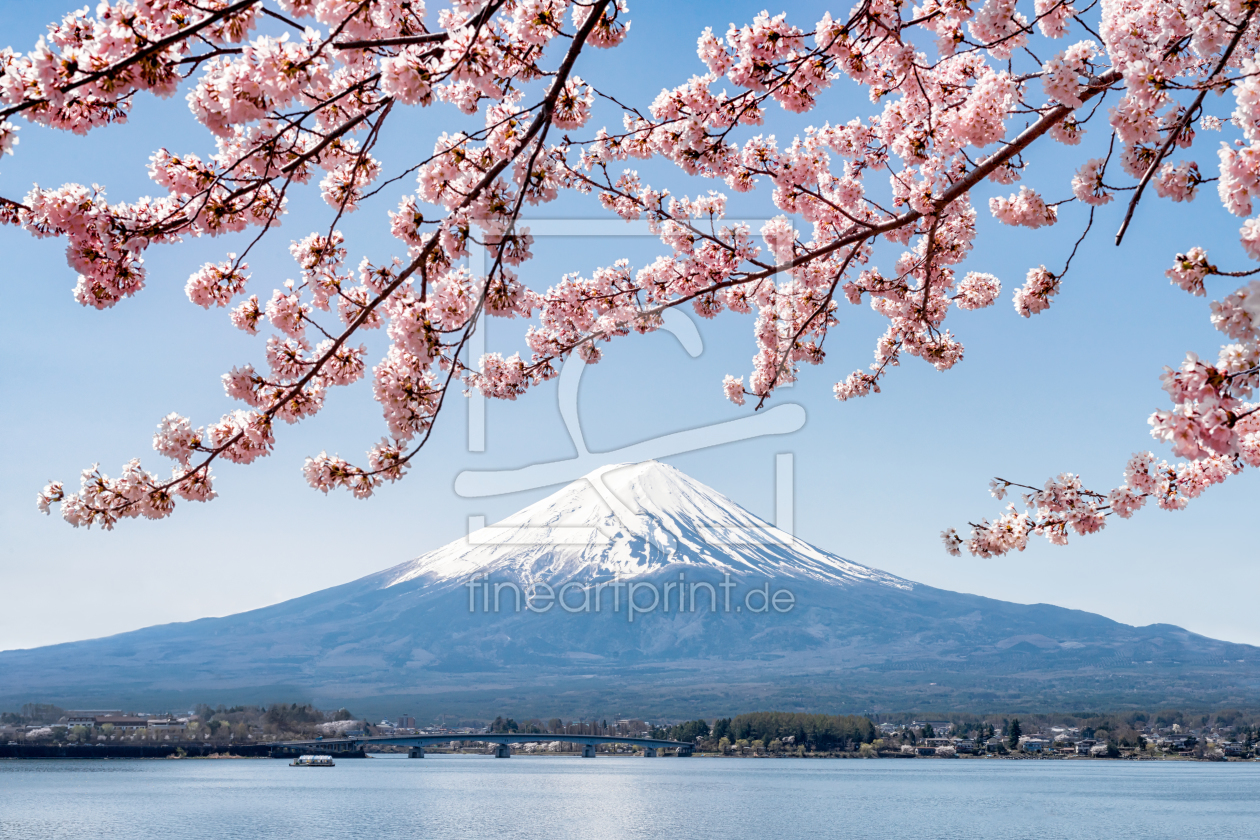 Bild-Nr.: 11986074 Kirschblüte im Frühling am Berg Fuji - Japan erstellt von eyetronic