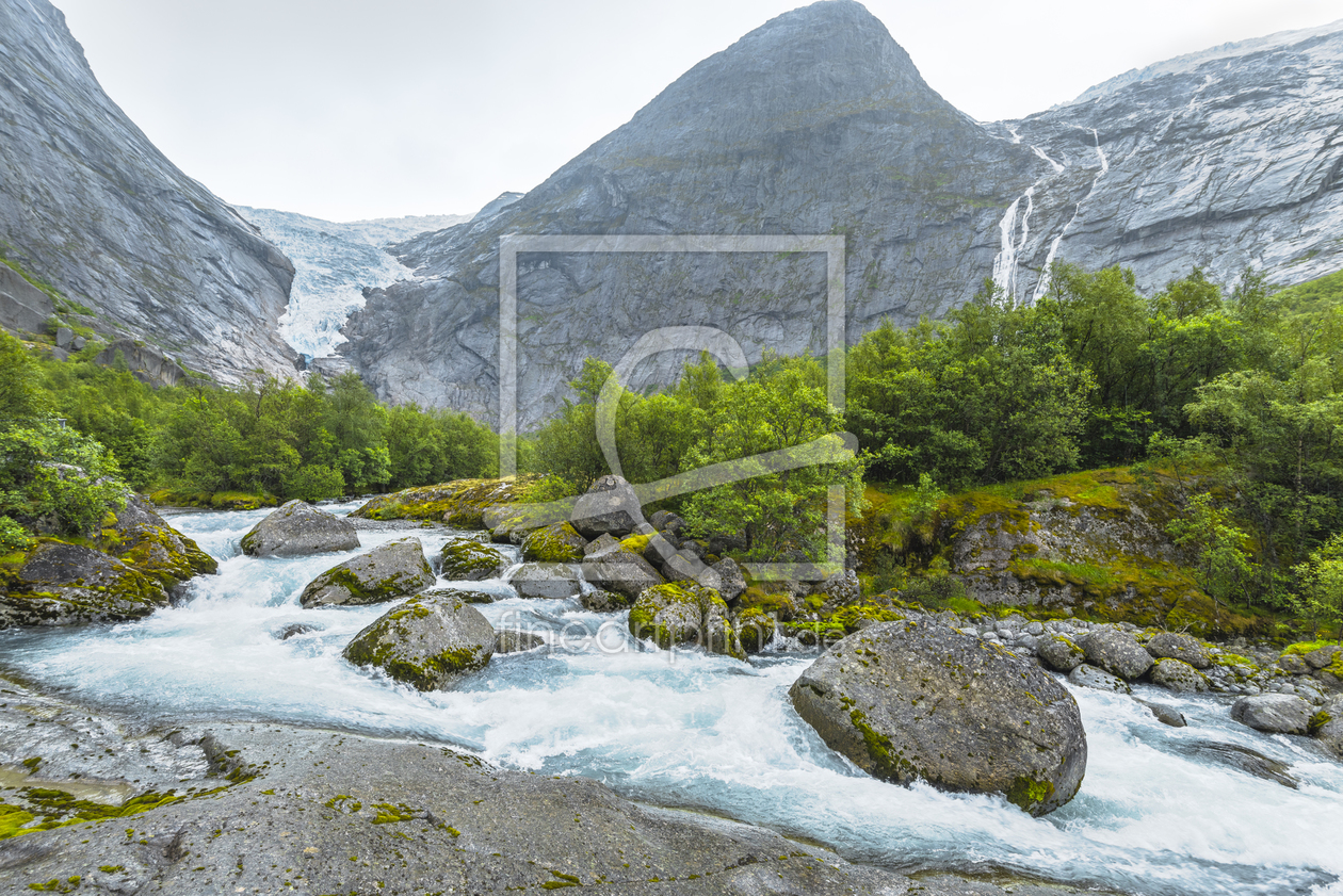 Bild-Nr.: 11988087 Wilder Gletscherfluss - Norwegen erstellt von KundenNr-160338