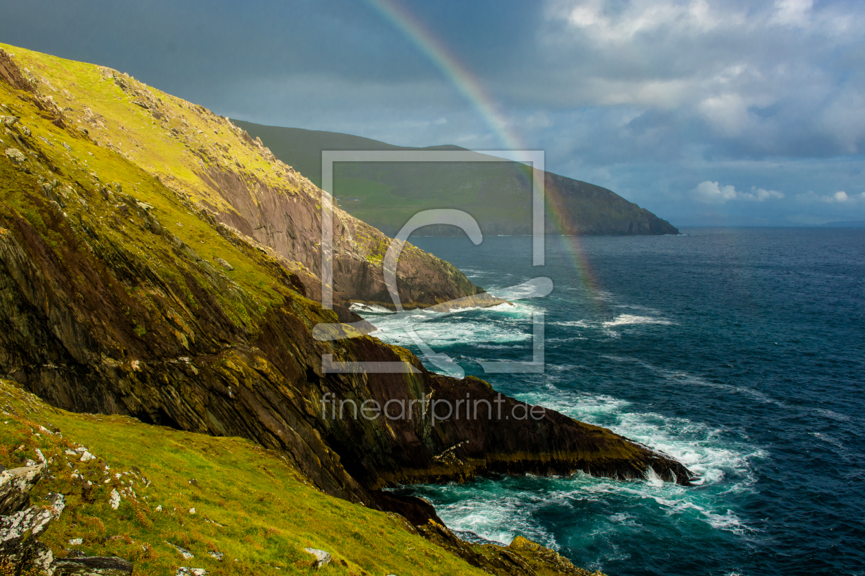 Bild-Nr.: 11989564 Regenbogen an der Küste von Slea Head in Irland erstellt von grafxart