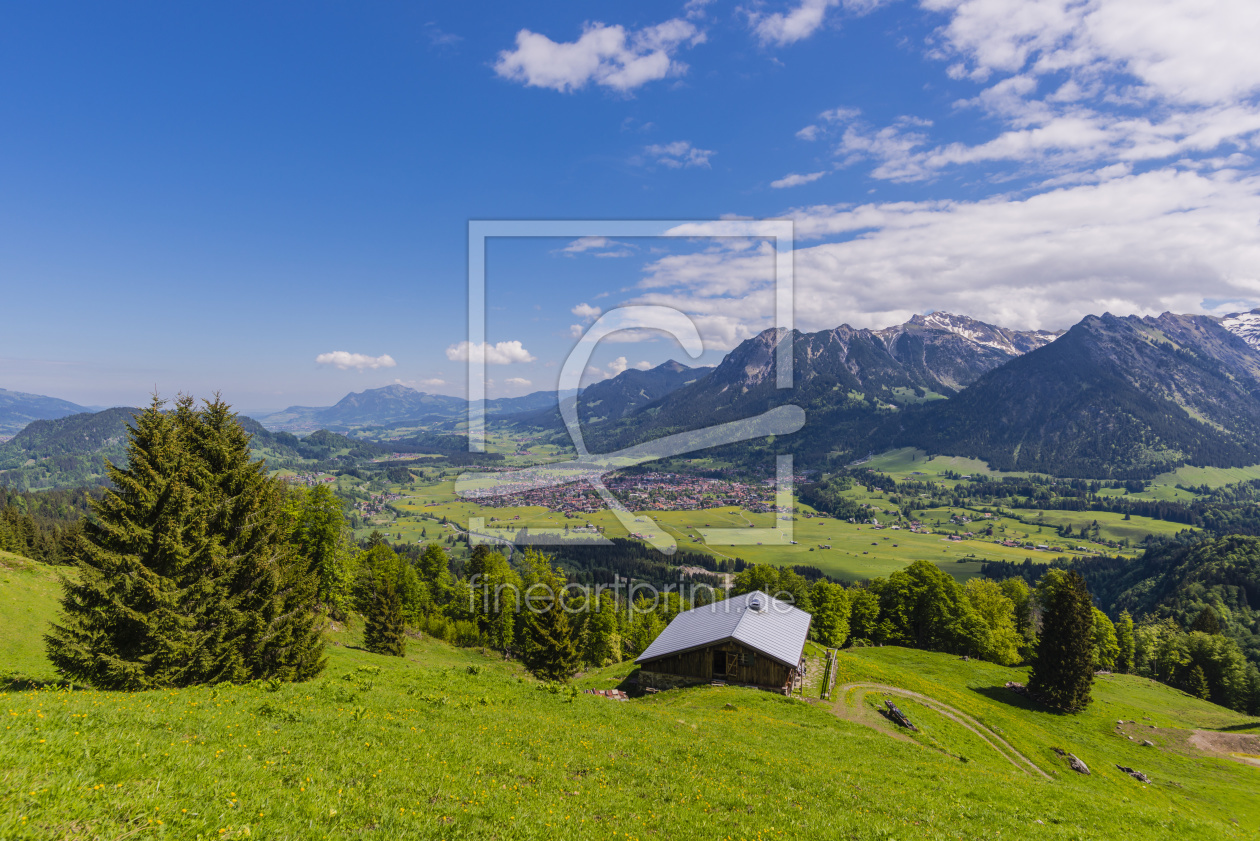 Bild-Nr.: 11990042 Alm über Oberstdorf erstellt von Walter G. Allgöwer